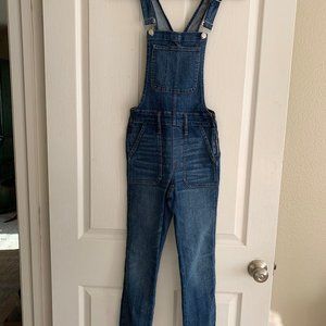 Madewell Skinny Overalls in Jansing Wash